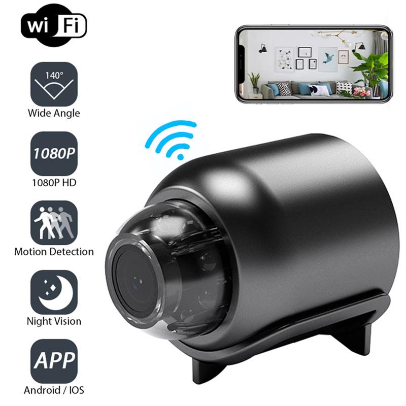 1080P HD Mini WiFi Camera Indoor Safety Security Surveillance Baby Monitor Night Vision Audio Video Recorder
