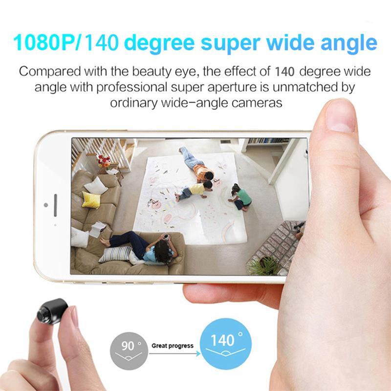 1080P HD Mini WiFi Camera Indoor Safety Security Surveillance Baby Monitor Night Vision Audio Video Recorder