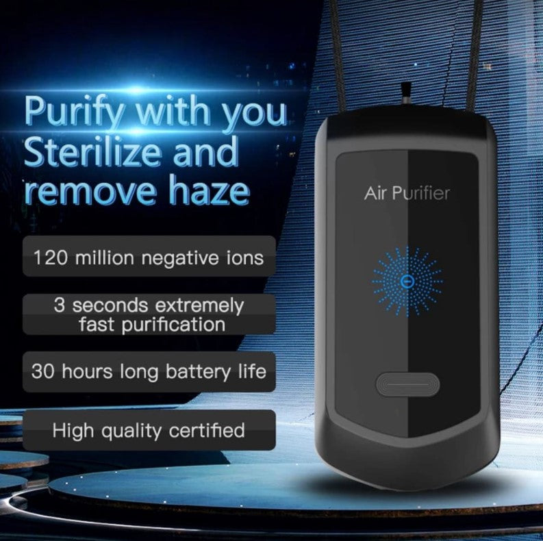 New Negative Ionizer Air Purifier Necklace Portable Mini Halter Air Purifier OEM