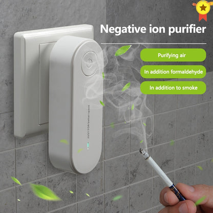Portable Air Purifier Ionizer Air Cleaner Dust Cigarette Smoke Remover Toilet Deodorant
