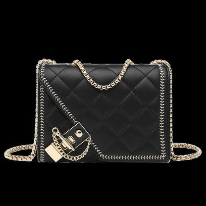 Geometric Chain Bag Women Shoulder Bags Leather Luxury Designer Small Handbags Ladies Evening Purses Wedding Clutch 2021 OEING