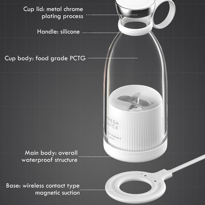 Mini Portable Blender Bottle Electric Mixer Juicer