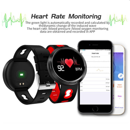 Smart Watch Fitness Tracker Blood Pressure Heart Rate Swim Sport