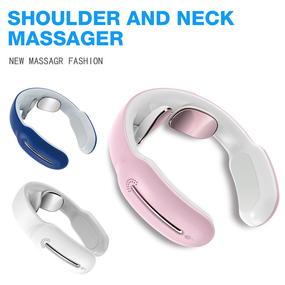 Electric Back Neck and Shoulder Massager Trainer Relaxation EMS Muscle Massager