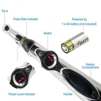 Pen Electric massager Laser Therapy Heal Massage Pen Meridian Energy Pen Relief Pain Tools