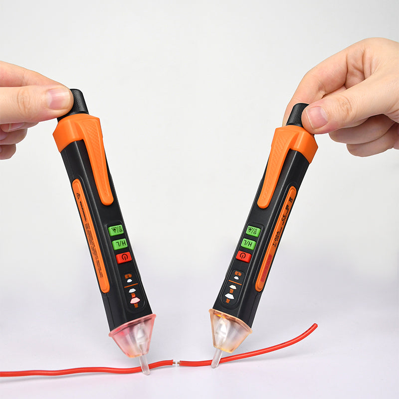 Tester AC Voltage Detector Pen Circuit Tester Electric Indicator Wall Tool With Flashlight Beeper