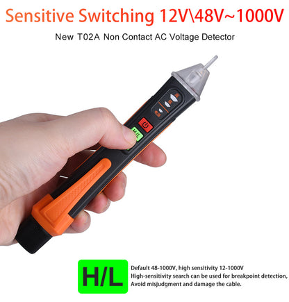 Tester AC Voltage Detector Pen Circuit Tester Electric Indicator Wall Tool With Flashlight Beeper