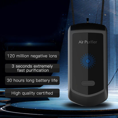 Neck Air Purifier Personal Wearable Mini Portable Car Oxygen Bar Negative Ion Generator Air Purifier