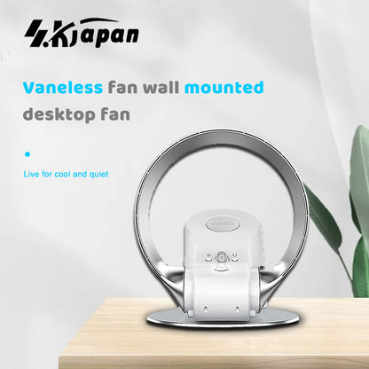 Non-Blade Less Fan Super Quiet Variable Speed Home Office Has The Remote Bladeless Wall Fan 12 Inch