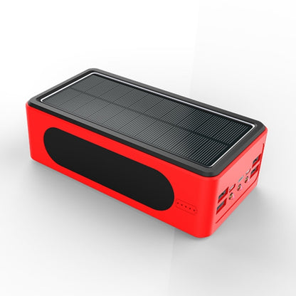 Solar Power Bank Portable Charger 100000mAh Large Capacity 4USB LED Light Fast Charging