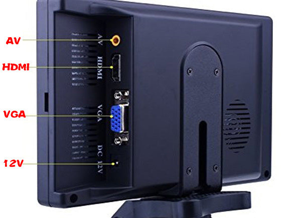 Portable Monitor Display 7 Inch  HDMI Compatible/VGA/AV